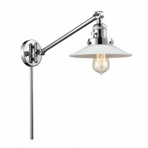 Halophane - 1 Light Swing Arm Wall Sconce In Industrial Style-25 Inches Tall and 8.5 Inches Wide - 1 of 1