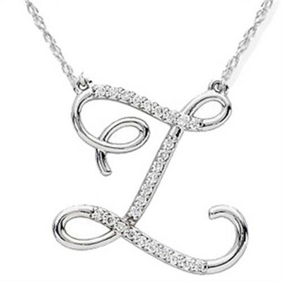Pompeii3 Diamond Initial Pendant