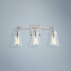 Generation Lighting Monterro 21 3/4" Satin Nickel 3-Light Bath Light - 2 of 4