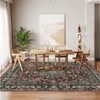Fulvari Washable Runner Rug,Non-Slip Boho Vintage Hallway Rug with Rubber Backing, Stain Resistant Distressed Carpet Runner for Kitchen - 2 of 4