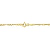 EVERLY JEWELRY | 14K Gold 1.9mm Diamond-Cut Singapore Necklace, 20 inch - Multiple Metal Color Options. - 2 of 4