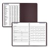 DayMinder Weekly Appointment Book, Vertical-Column Format, 11 x 8, Burgundy Cover, 12-Month (Jan to Dec): 2026 - 4 of 4