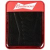 Adult Budweiser Black Bifold Wallet Large Bowtie Logo Deboss with ID Window - 4 of 4