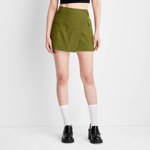 Women's High-rise Cargo Mini Skirt - Future Collective™ With Gabriella ...