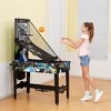 MD Sports 48 Inch 12 in 1 Combo Manual Scoring System Multi Game Room Table with Air Powered Hockey, Basketball, Foosball, Checkers, Chess, & More - image 2 of 4