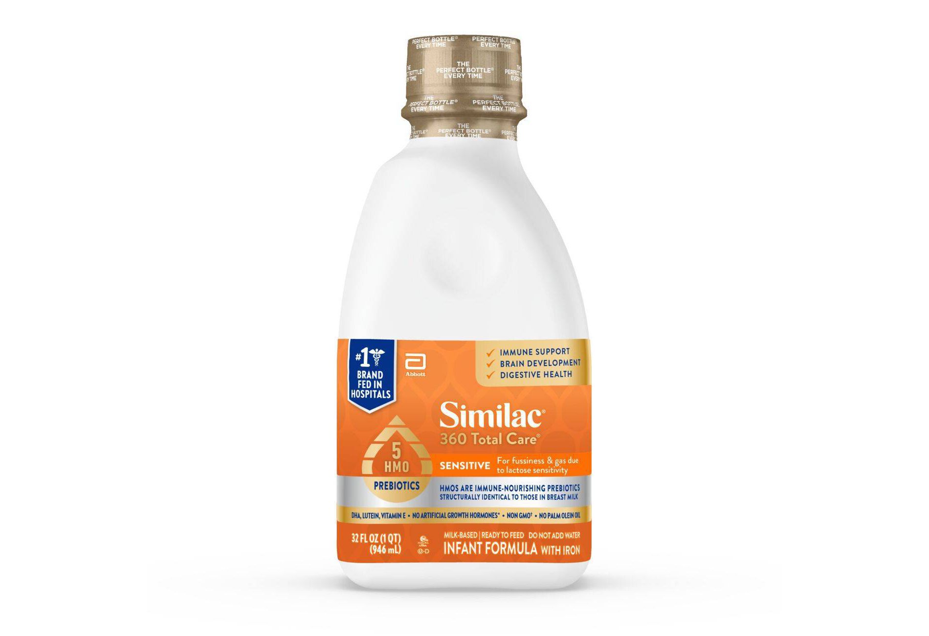 Similac 360 Total Care Sensitive Non-GMO Ready to Feed Infant Formula - 32 fl oz