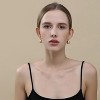 Gold/Silver Hoop Earrings, Gold Plated Ball Drop Dangle Hypoallergenic Lightweight Earrings for Women - 2 of 4