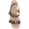 Journee Collection Womens Twylah Low Stacked Heel Sling Back Sandals - 4 of 4
