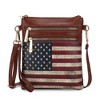 MKF Collection Genesis Printed Flag Vegan Leather Women’s Crossbody Bag by Mia K - 2 of 4