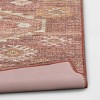 Southbury Washable Printed Diamond Persian Style Rug Rust - Threshold™ - 4 of 4