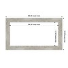 Amanti Art Dove Gray Wash Narrow Framed Magnetic Dry Erase Board - 4 of 4