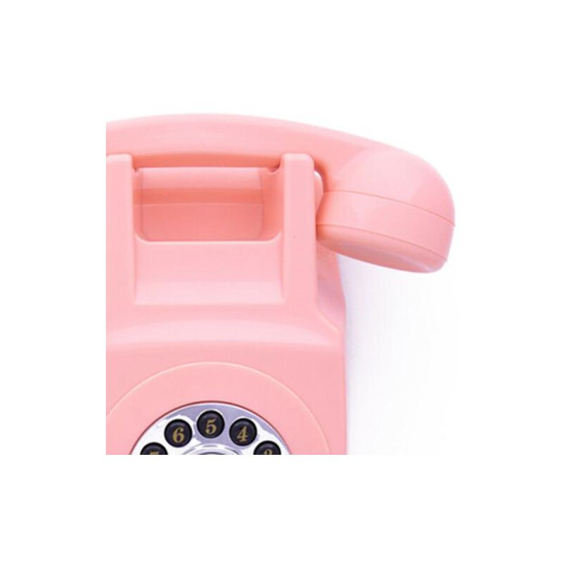 GPO Retro GPO746WPK 746  Wall Mount Push Button Telephone - Pink, 5 of 7