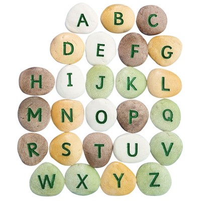 Yellow Door Uppercase Alphabet Pebbles