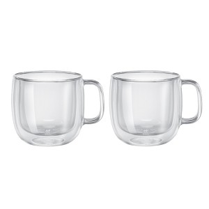 ZWILLING Sorrento Plus 2-pc Double-Wall Glass Cappuccino Mug Set - 1 of 4