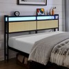 NicBex Full/Queen Size Bed Frame with Storage Headboard,Built-in USB Ports and LED Lights - image 4 of 4