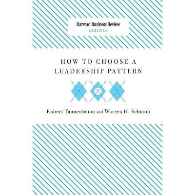 How to Choose a Leadership Pattern - by  Robert Tannenbaum & Warren H Schmidt (Paperback)