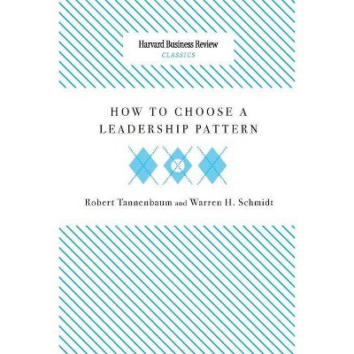 How to Choose a Leadership Pattern - by  Robert Tannenbaum & Warren H Schmidt (Paperback)