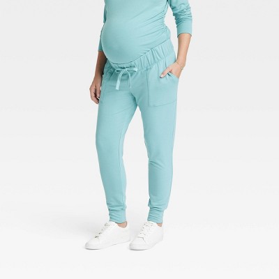 over belly maternity joggers