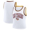 NCAA LSU Tigers Women's White Cropped Jersey - 3 of 3