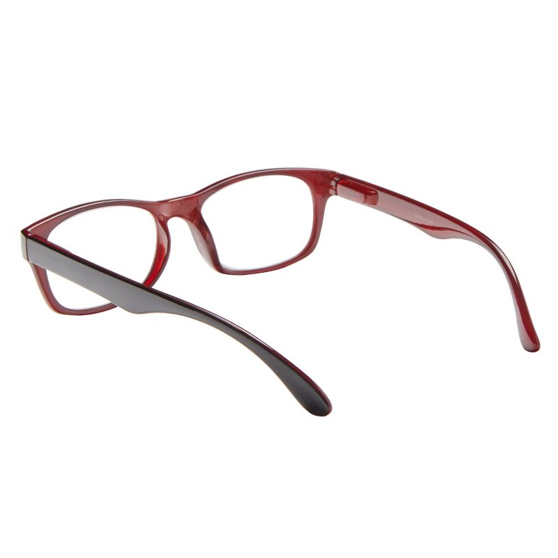 ICU Eyewear Wink Glendale Black/Red Reading Glasses, 6 of 10