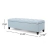 Grungis Storage Benches with Deep Button Tufting and Diamond Stitching Design,Upholstered Storage Ottoman,Ottoman Bench for Living Room,Bedroom - 3 of 4