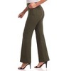 Rekucci Women's Ultra Stretch Pull-On Flared Leg Pants with Pockets | Soft Eco-Friendly Fabric - 2 of 4