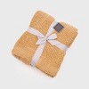 50"x60" Shiny Waffle Chenille Knit Throw Blanket - Evergrace - 4 of 4