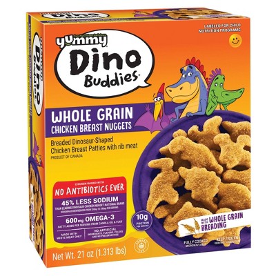 Yummy Whole Grain Dino Buddies Chicken Nuggets - Frozen - 21oz