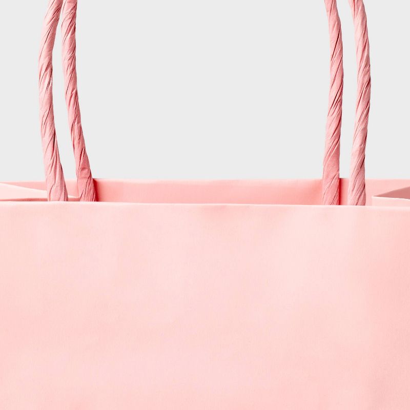 XSmall ToteGift Bag Pink - Spritz&#8482;: Favor, Goodie, Holiday Treats, Solid Color, Paper, All Occasions, 3 of 4
