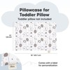 KeaBabies Toddler Pillowcase for 13X18 Pillow, Organic Toddler Pillow Case, Travel Pillow Case Cover - 2 of 4