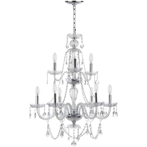 Aura Chandelier - Chrome/Clear - Safavieh. - image 1 of 2