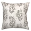 Creative Products Gray Fern Pattern 18x18 Indoor / Outdoor Pillow - 2 of 4