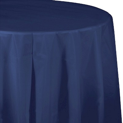  Navy Blue Disposable Tablecloth 