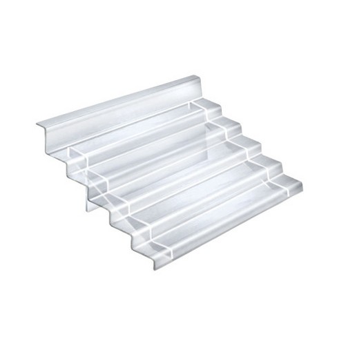 Clear Acrylic Shelves, Single and Double Plastic Shelves