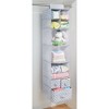 mDesign Fabric Nursery Hanging Organizer with 7 Shelves/3 Drawers - image 4 of 4