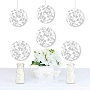 Big Dot of Happiness Disco Ball - Decorations DIY Groovy Hippie Party Essentials - Set of 20