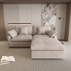 83" Cloud Couch Modular Sectional Sofa Couch,Down Filled Sectional for Living Room,Love Seat Sofas,Convertible Couch,Covers Washable&Replaceable - 2 of 4