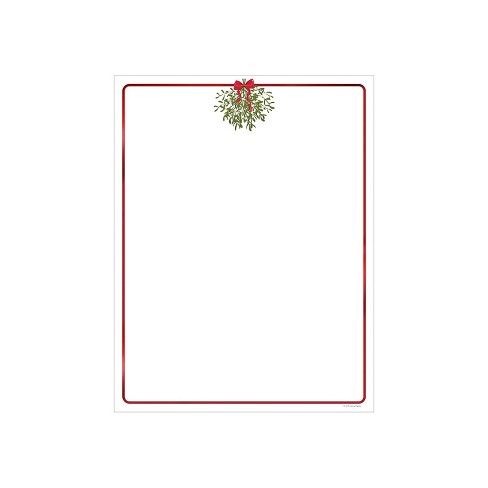 Great Papers Hanging Mistletoe Seasonal Letterhead Multicolor 25/Pack (2023045) - image 1 of 1