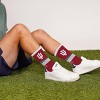 NCAA Indiana Hoosiers Large Crew Socks: Cushioned Heel & Toe, Team Logo Design - 3 of 3