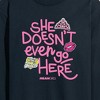 Men's - Mean Girls - She Doesn't Even Go Here Long Sleeve Graphic T-Shirt - 2 of 4