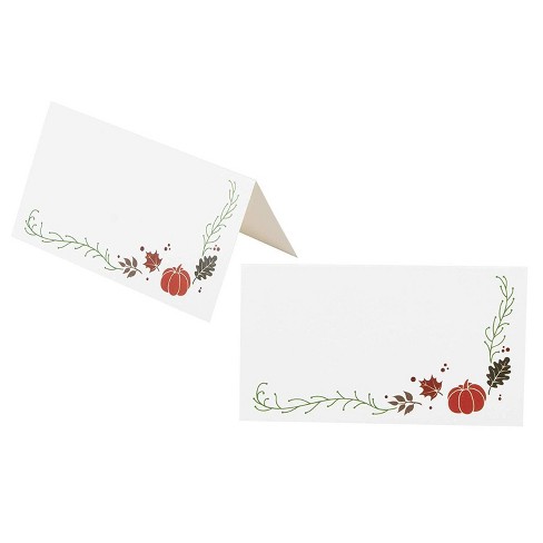 place cards, name cards,