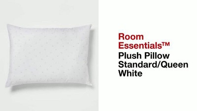 Plush Pillow Standard/Queen White - Room Essentials™