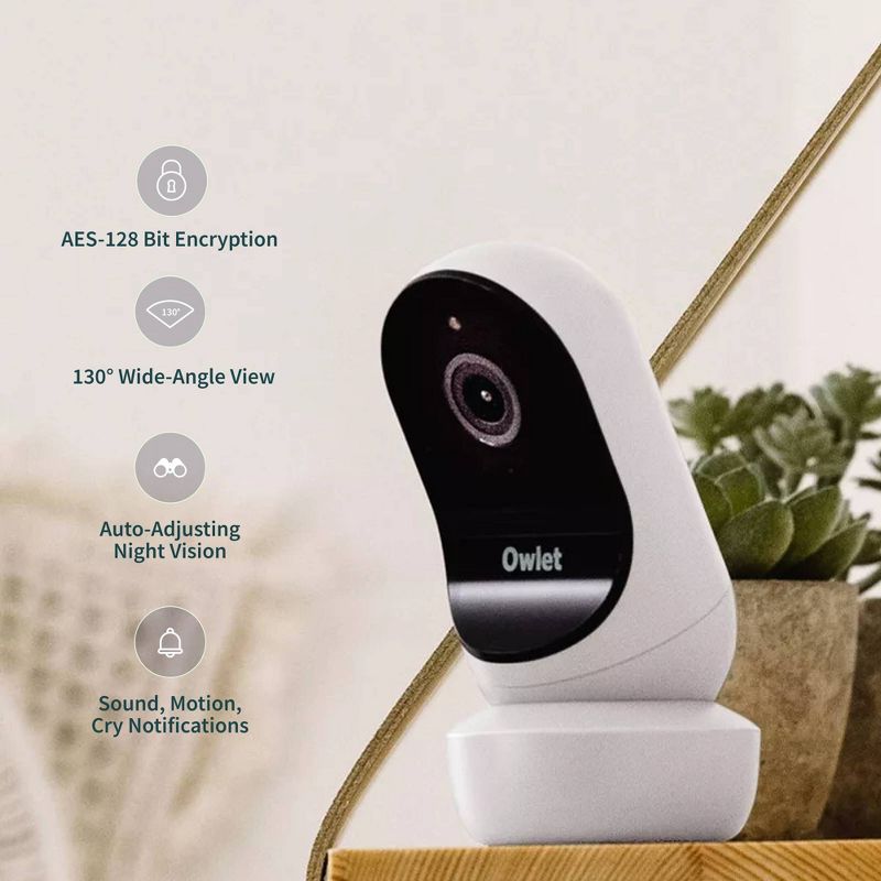 Owlet Dream Duo 2 Smart Baby Monitor - Includes FDA-Cleared Dream Sock & HD Video Wifi Camera, 6 of 12