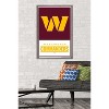 Trends International NFL Washington Commanders - Logo 22 Framed Wall Poster Prints - 2 of 4