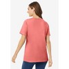 Woman Within Plus Size Perfect Short-Sleeve Scoopneck Tee - 3 of 4