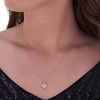Pompeii3 2 ct Solitaire Lab Created Diamond Pendant available in 14K and Platinum - 3 of 4