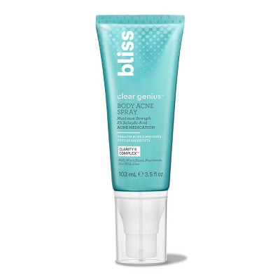 bliss Clear Genius Acne Body Spray - 3.5 fl oz