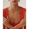 Summit Adventure Layered Gold Necklaces for Women – 14K Gold Plated/Silver Stackable Chains, Trendy Jewelry Set Gift - 2 of 4