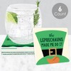 Big Dot of Happiness St. Patrick's Day - Funny Saint Paddy's Day Party Decorations - Drink Coasters - Set of 6 - 2 of 4