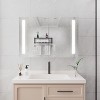 Lighted Bathroom Medicine Cabinet with Mirror, Bathroom Vanity Mirror,Wall Mounted,Touch Switches,Clock,Defog, Stepless Dimming,3-Color Temper Change - 2 of 4